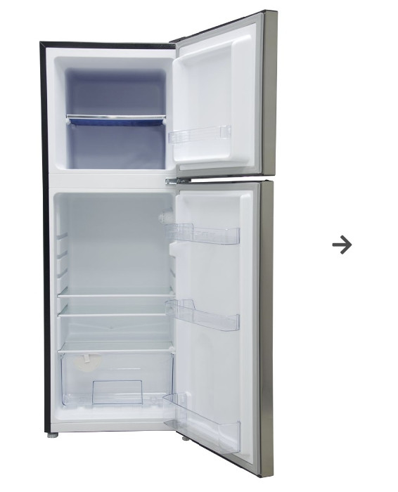 HD142 (L) (47.5x46.5x1.30) двухкамерный холодильник (Графит) ЧЕРНЫЙ - фото 2 - id-p111363072