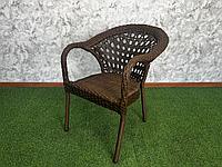 Комплект мебели Челси (стол и стулья) Chelsea - Прямоугольный стол, стул 2 шт., Коричневый
