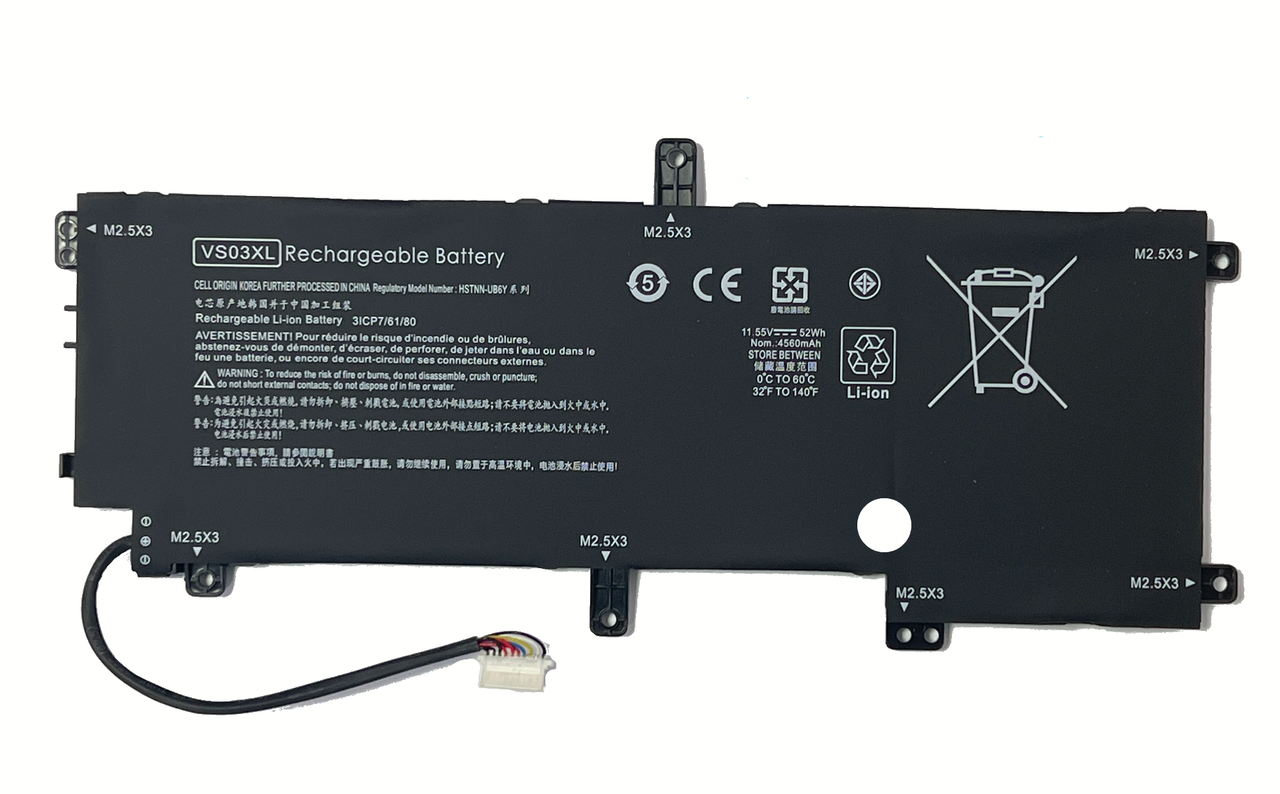 Аккумулятор для Ноутбука HP Envy 15T-AS VS03XL 11.55V  52Wh 4560mAh (org)