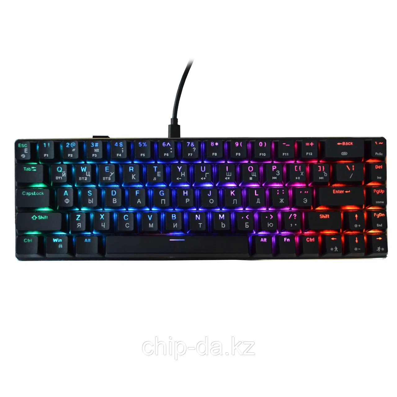 Клавиатура игровая механическая Metoo Zero X79 черная, коричневый свитч - фото 1 - id-p111031064