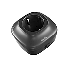 Shelbi Трековые розетки, 4 розетки 220В, 1 USB, 1 Type-C, 1000 мм, чёрный, фото 3