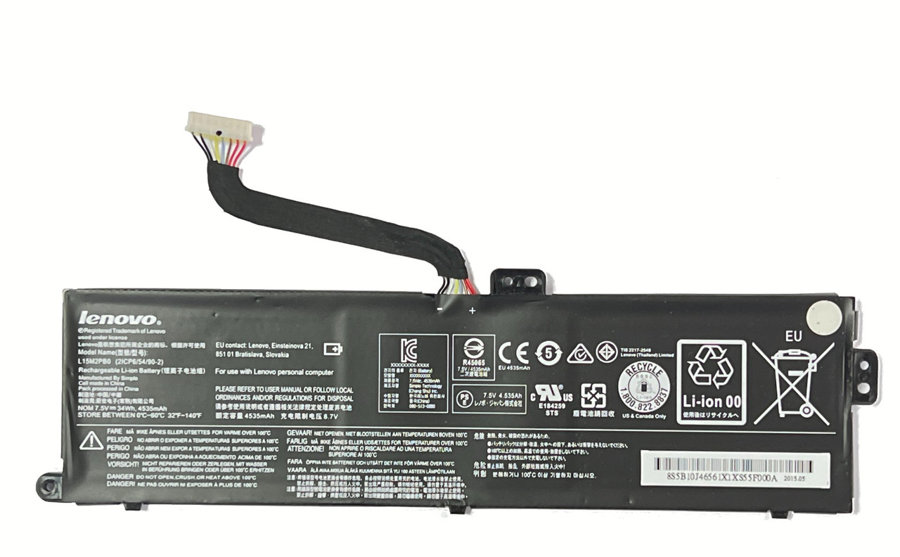 Аккумулятор для ноутбука LENOVO 100S-11IBY L15M2PB0 7.5V 4535mAh 34Wh (ORG), фото 1
