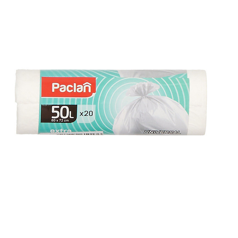Пакет для мусора Paclan 50л(20шт)