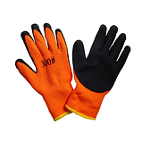 Перчатки с латексным покрытием оранжевые #300, фото 2