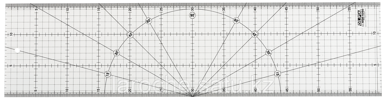 ЛИНЕЙКА OLFA РАЗМЕТОЧНАЯ, МЕТРИЧЕСКАЯ, 150Х600ММ