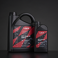 Моторное масло синтетическое Лавр GT OFF ROAD 4T, 4 л