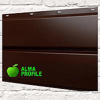 Металлосайдинг Европанель RAL 8017-Коричневый