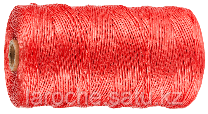 Шпагат STAYER многоцелевой полипропиленовый, красный, 800текс, 60м, фото 2