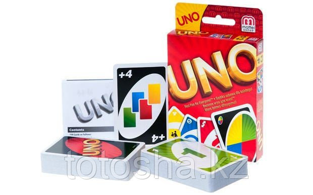 Настольная игра Uno Mattel - фото 1 - id-p111370329