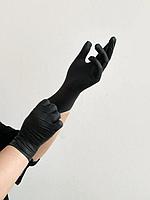 Перчатки Black powder free нитрил/винил (черные), размер XS, 100шт