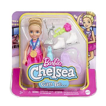 Кукла Barbie Chelsea "Челси фигуристка" Mattel GTN86/HCK68