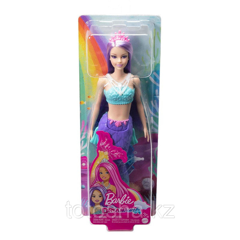 Кукла Barbie "Русалка" Dreamtopia Mermaid с фиолетовыми волосами Mattel HGR10