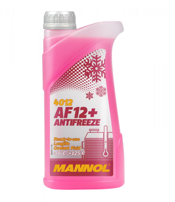 Антифриз MANNOL ANTIFREEZE LONGLIFE AF12+ 4012 1л - фото 1 - id-p111375476