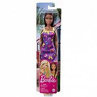 Кукла Barbie в фиолетовом платье с бабочками из серии Стиль Mattel HBV07