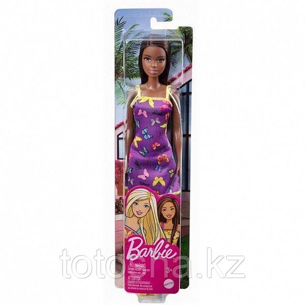 Кукла Barbie в фиолетовом платье с бабочками из серии Стиль Mattel HBV07 - фото 1 - id-p111375584