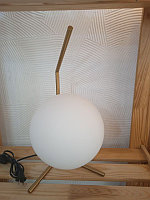 NL 0011 B GD Настольная лампа 1* E27 H560*W350 лампа в комплекте