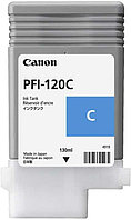 Картридж Canon PFI-120C (cyan), 130 мл для TM-200/205/300/305