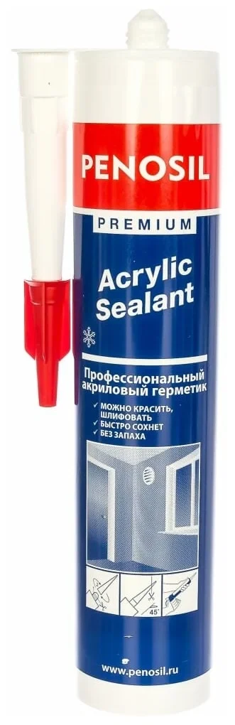 Герметик Penosil Acrylik Sealant 280мл акриловый, белый - фото 1 - id-p111376922