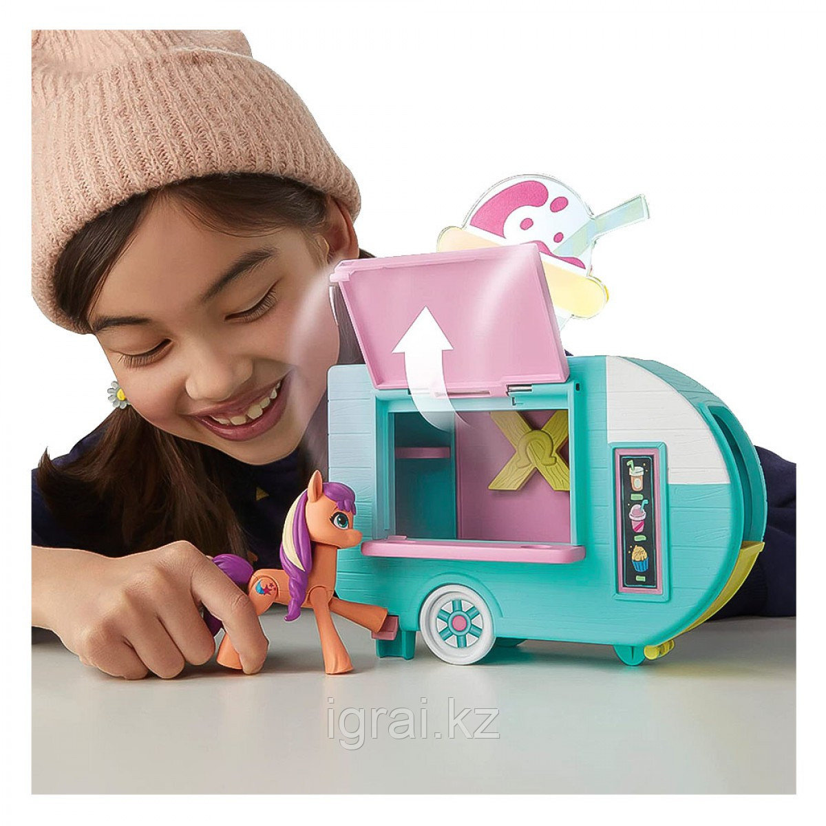 Hasbro My Little Pony Набор Фургон с фигуркой Санни для изготовления смузи - фото 7 - id-p110876438