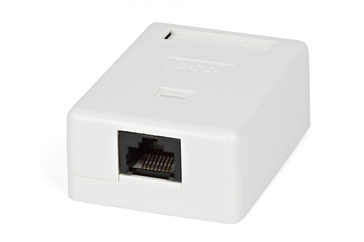 Розетка RJ-45 1-port 5e - фото 1 - id-p111378209