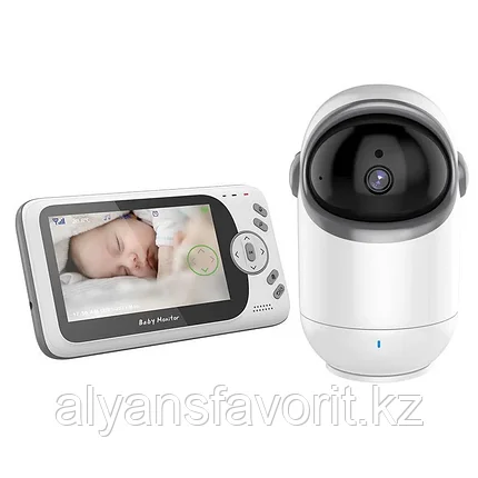 Видеоняня VB801 Video Baby Monitor с колыбельными, датчиком температуры и ночной подсветкой, фото 2