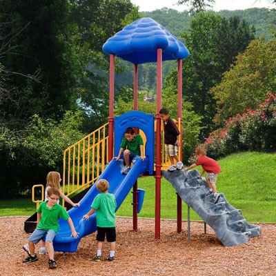 Уличные метало пластиковые детские игровые площадки из США