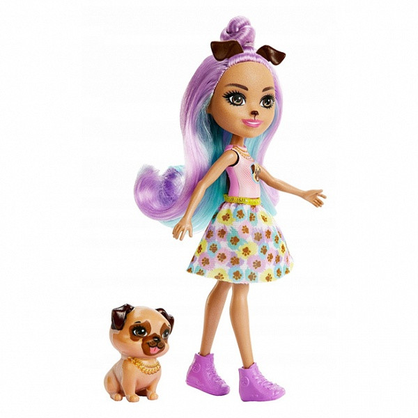 Энчантималс Собачка Пенна и питомец Трасти Enchantimals Penna Pug & Trusty FNH22