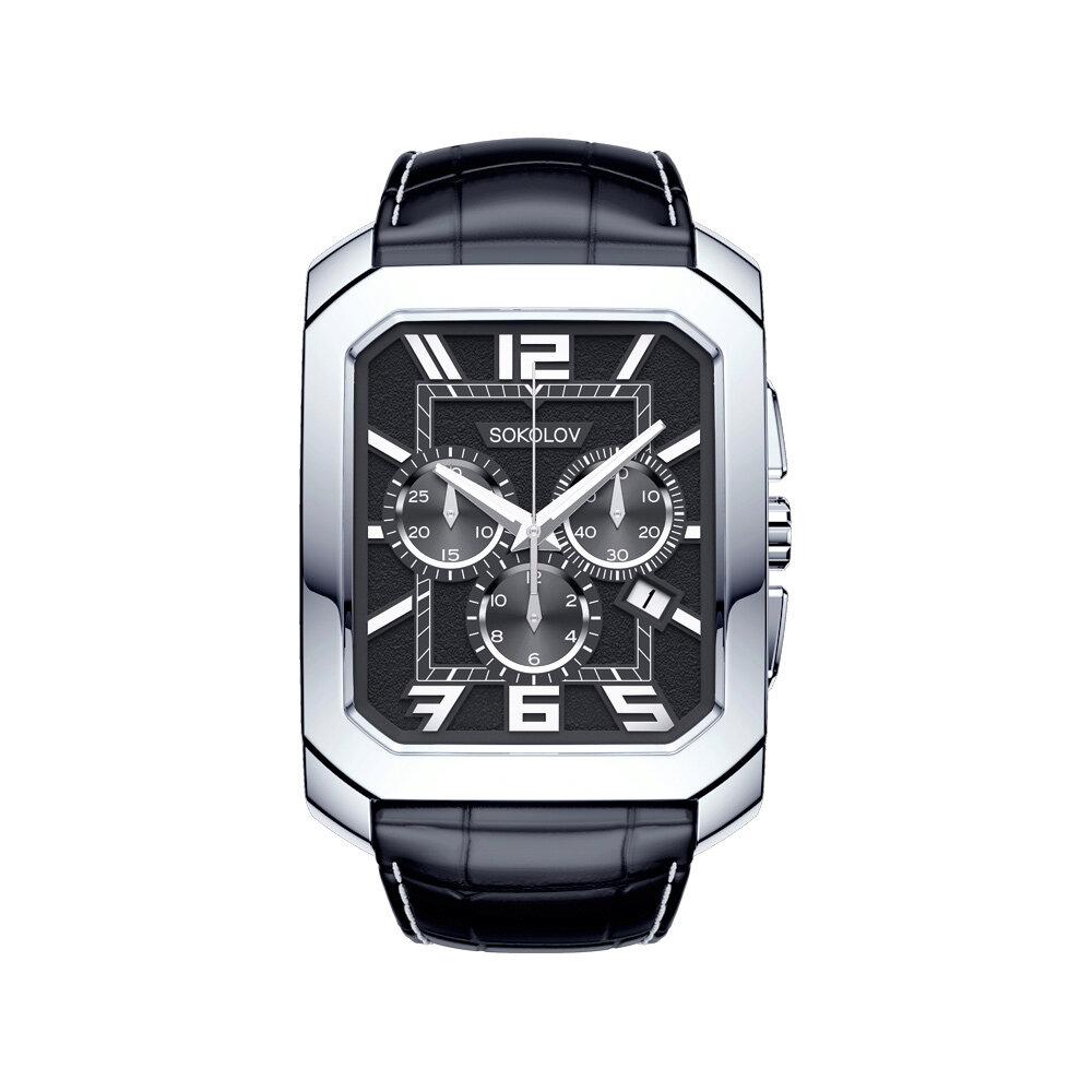 Мужские серебряные часы SOKOLOV 144.30.00.000.07.01.3 - фото 2 - id-p72766747