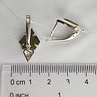 Серьги из серебра с лабрадоритами SOKOLOV 92022323 серебро с родием, с английским замком коллекц. Серебро, фото 3