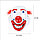 Маска клоуна с красными волосами, фото 3