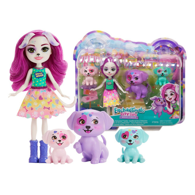 Кукла Энчантималс Семья Дессы Далматинец Enchantimals City Tails HKN14