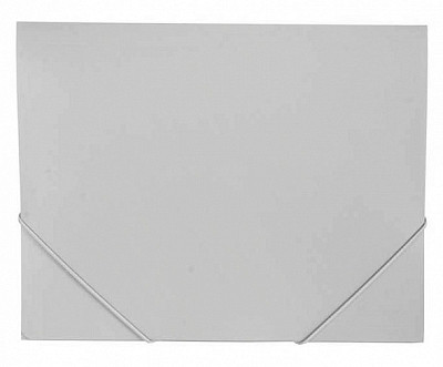 Папка пластиковая "Hatber", А4, 500мкм, на резинке, серия "Standard - Серая" - фото 1 - id-p111394101