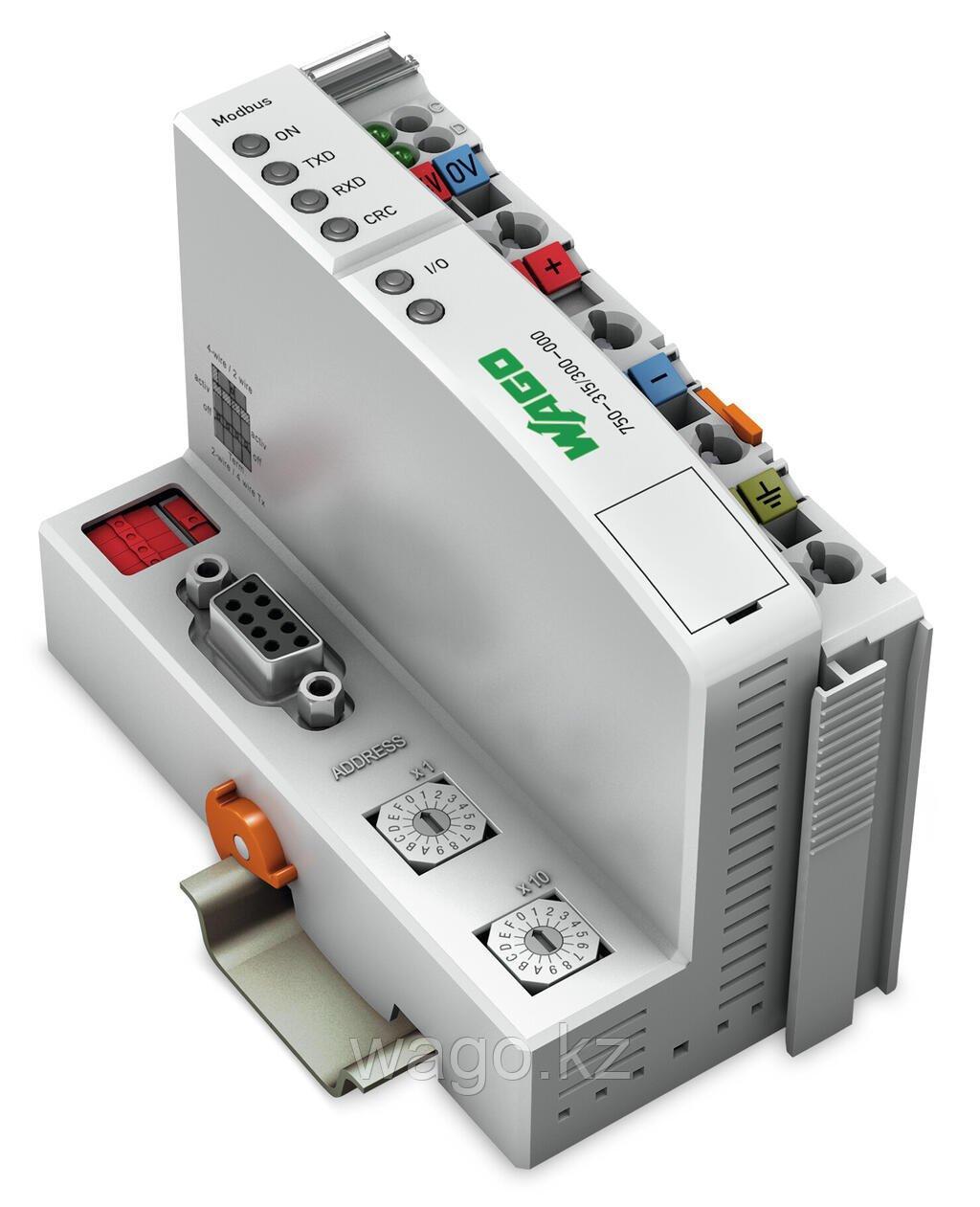 Каплер полевой шины MODBUS; RS-485; 115,2 кбод WAGO 750-315/300-000