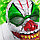 Страшная маска клоуна с зелеными волосами Джокер, фото 3