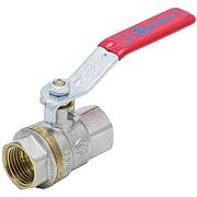 Кран шаровой латунь никель Ду 100 (4") Ру12 "М/М" рычаг Aquasfera EURO