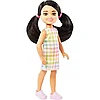 Кукла Barbie Chelsea "Челси черноволосая в платье в клетку", Mattel DWJ33/HKD91, фото 2