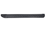 Пороги алюминиевые Slitkoff "Elite Black" 2100 черные Lada LARGUS (2012-2021), фото 3