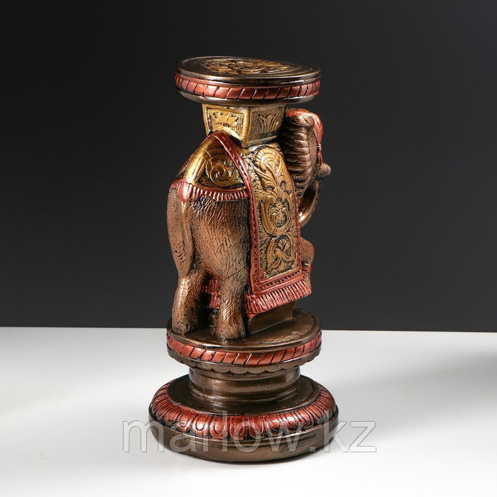 Подставка декоративная "Индийский слон", бронзовая, 34 см, микс - фото 5 - id-p111395101