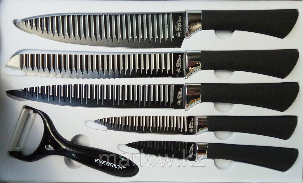 Набор кухонных ножей "Everrich" ER-0194, 6 предметов - фото 1 - id-p111396701