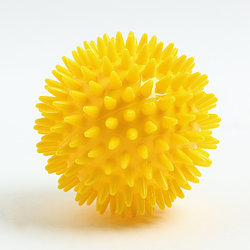 Мяч массажный ø8 см., цвет желтый