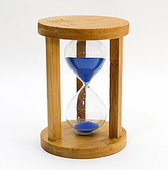 Песочные часы, деревянные, 13*8 см, 5 мин
