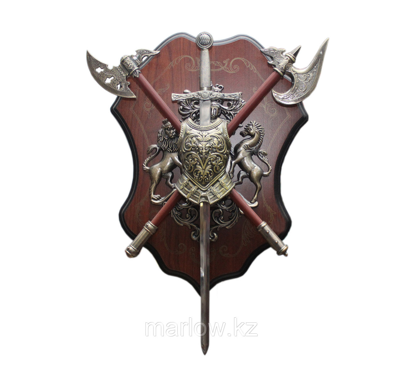 Рыцарский нагрудник с топорами и мечом - фото 1 - id-p111397266