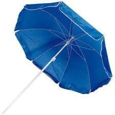 Зонт пляжный диаметр 1,5 м, мод.602BB (синий) - фото 1 - id-p111397547