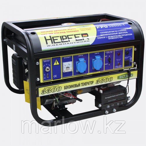 Бензиновый генератор Helpfer FPG 6800E1 - фото 1 - id-p111398093