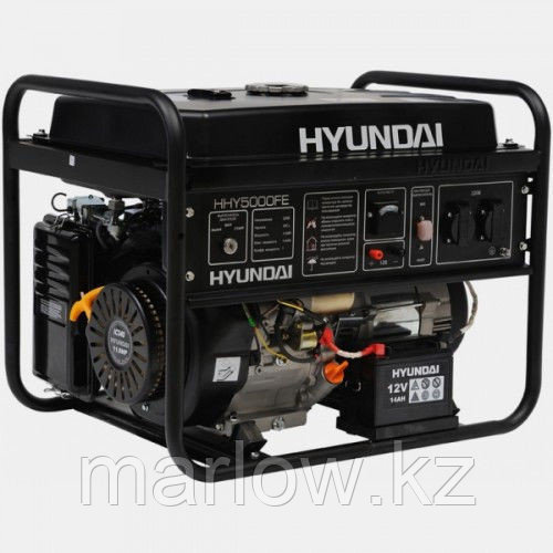 Бензиновый генератор HYUNDAI HHY 5000FE 4кВт - фото 1 - id-p111398103