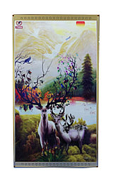 Инфракрасный электрообогреватель-картина "2 оленя", 800 ват, 105*59 см