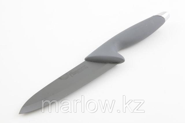 2254 FISSMAN Поварской нож HUNTER zirconium plus 15 см (черное керамическое лезвие) - фото 1 - id-p111398747