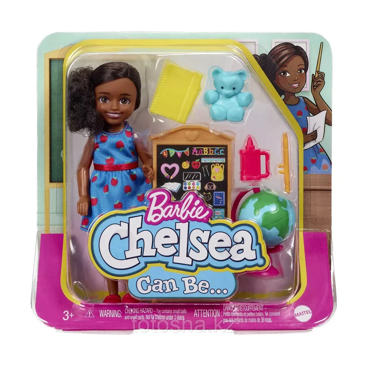 Кукла Barbie Chelsea "Челси учитель", Mattel GTN86/HCK69