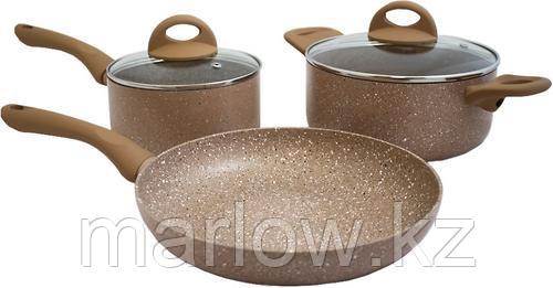 4951 FISSMAN Набор посуды 5 пр. LATTE (алюминий с антипригарным покрытием) - фото 1 - id-p111399725