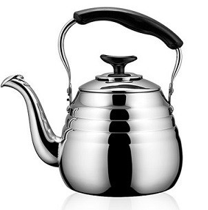 5935 FISSMAN Чайник для кипячения воды DEAUVILLE 1 л (нерж. сталь) - фото 1 - id-p111399817